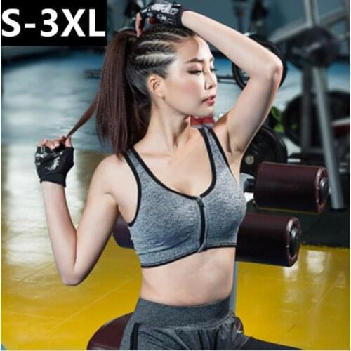Hot Sports bra crop top fitness women sportswear feminine sport top bras fitness gym female underwear running push up lingerie