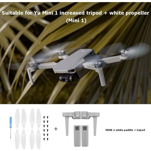 Blades Wings Landing Gear Propeller Playing Propellers Kits Outdoor Decoration for DJI MAVIC Mini 1/2 Heighten Legs