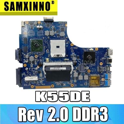 For Asus A55DR K55DR Motherboard K55DE Rev 2.0 DDR3 with graphic card test good