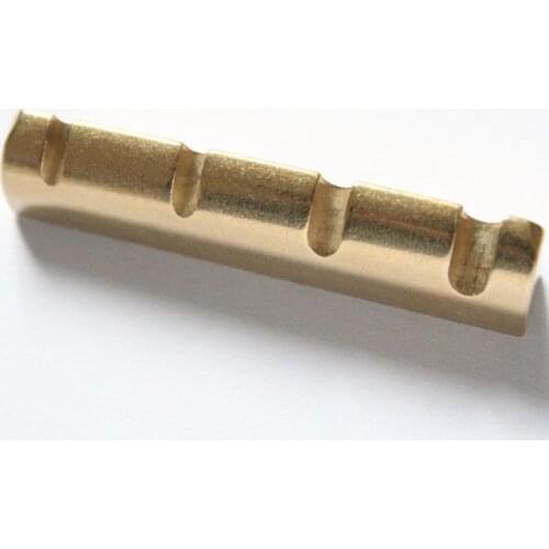 One pcs Brass Bass Nut Sized 43.1x5.7x 9.2mm for Bass From Korea