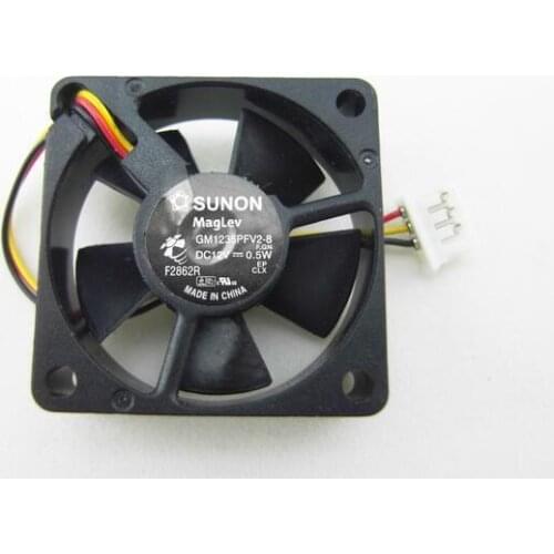 Original SUNON GM1235PFV2-8 3510 35x35x10mm DC 12V 0.5W 3-wire Instrument, Fan Set Top Box Cooling Fan