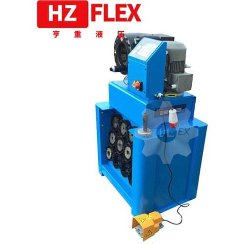 Made in China powerful P32 2.5 inch hydraulic hose press with dies holder and quick change tool and 13 sets of dies