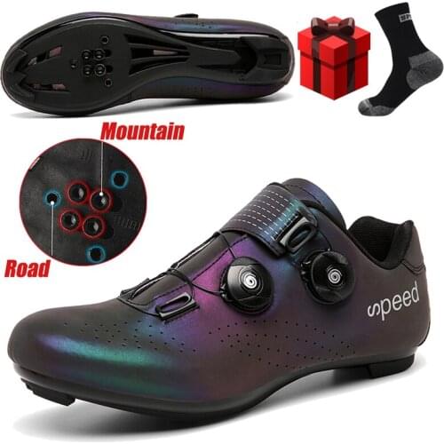 Road Cycling Shoes Sapatilha Ciclismo Man Bike SPD Cleats Road Bicycle Sports Outdoor Training Sneakers Women