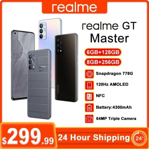 Realme 7 5G 6GB 128GB NFC Global Version Smartphone 6.5''FHD+ Dimensity 800U 120Hz Display 48MP Camera 5000mAh 30W Dart Charge