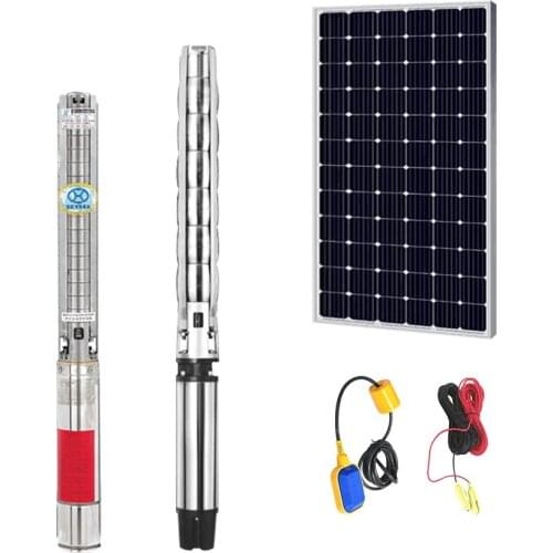 SkySea ac/dc solar submersible solar water pump 7.5hp
