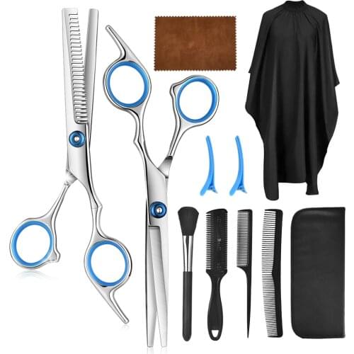 Haircut Hairdressing Scissors Barber Accessories Professional Hair Cutting Thinning Shavers Comb Salon Styling Flat Teeth Blades