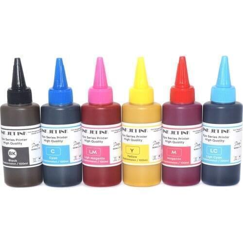 6Colors Sublimation Ink for Epson T0811-T0816 For Stylus Photo R270 R390 RX590 R295 RX690 RX610 RX615 R290 1410 Printer