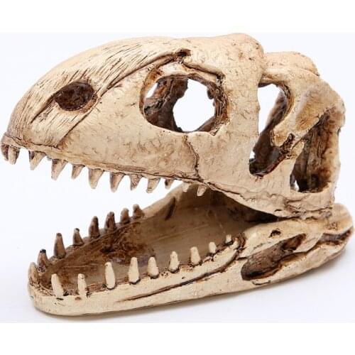 Home decoration resin fish tank dinosaur skeleton statue aquarium landscape sculpture craft p0144