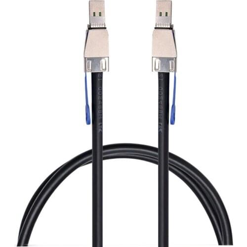 External 4X SFF 8644 Mini SAS to Mini SAS High Density HD SFF 8644 Data Cable 1M 2M