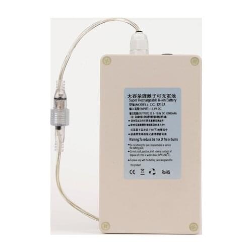 High Quality Waterproof DC 12V 12000mah Capacity Rechargeable Li-ion Battery Lithium-ion Batteries Pack for CCTV Camera