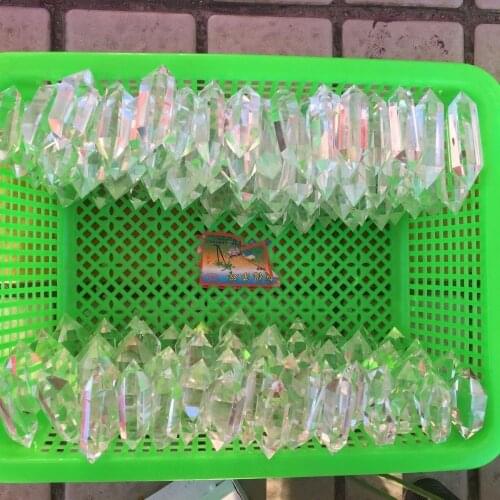 1kg Free shipping cute natural transparent clear quartz crystal wand point reiki healing crystals for meditation as gift