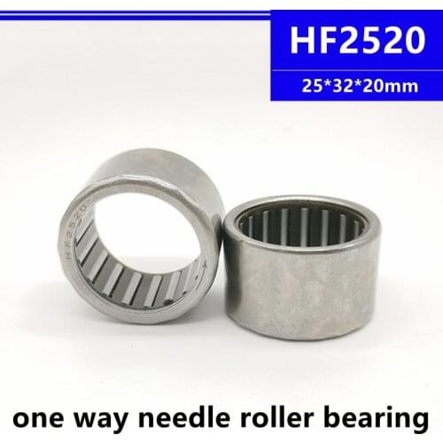 10pcs/50pcs HF2520 25*32*20mm One Way Single Cluth Drawn Cup Needle Roller Bearing 25x32x20mm