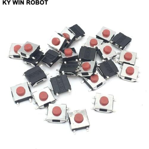 100PCS/LOT 6*6*3.1mm SMD Switch 5 Pin Touch Micro Switch Push Button Switches 6x6x3.1 mm SMD Tact Switch