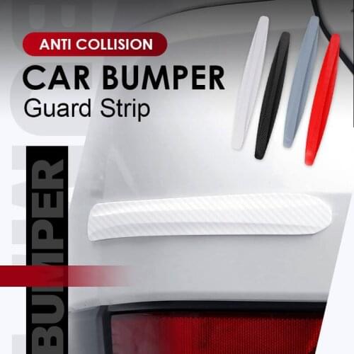 2pcs Anti Collision Car Bumper Guard Strip Protector Bar Stickers Side Edge Protection Guards Rear View Mirror Cover Protection