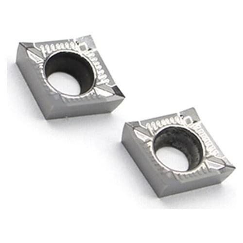 20PCS CCGT09T302 AK H01 Hard Alloy Aluminum cutter blade Insert Cutting Tool turning tool CNC Tools AL +TIN Alloy wood