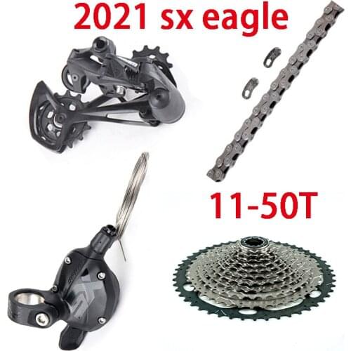 2021 SRAM SX EAGLE 1x12 Speed MTB Bike Groupset Kit Trigger Shifter Rear Derailleur Chain 11-50T Cassette Freewheel HG Driver