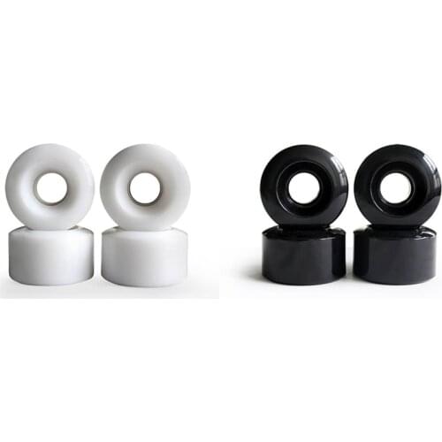 4Pcs Skateboard Wheels Longboard Wheels 78A Low Noise Wear-Resisting Road Field Skating 70% Springback 55X32mm