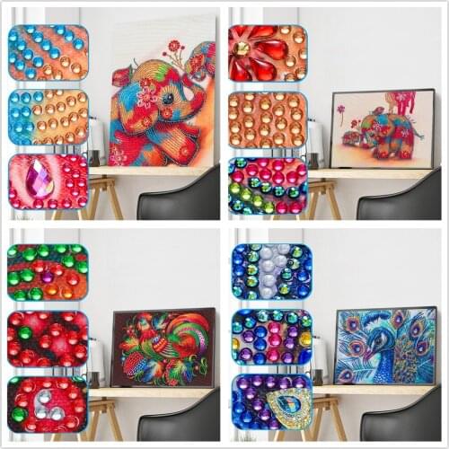 Diamond Painting DIY Special Shape Crystal Rhinestone Partial Drill Diamond Art Kits for Adults Kids Embroidery Arts Craft