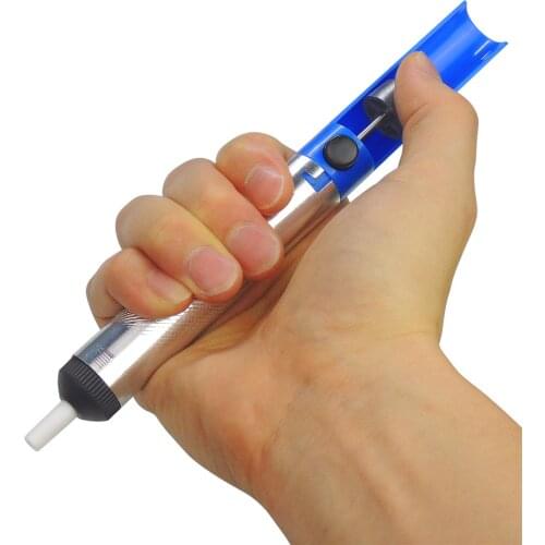 Aluminum Metal Desoldering Pump Suction Tin Gun Soldering Sucker Pen Removal Vacuum Soldering Iron Desolder Hand Welding Tools