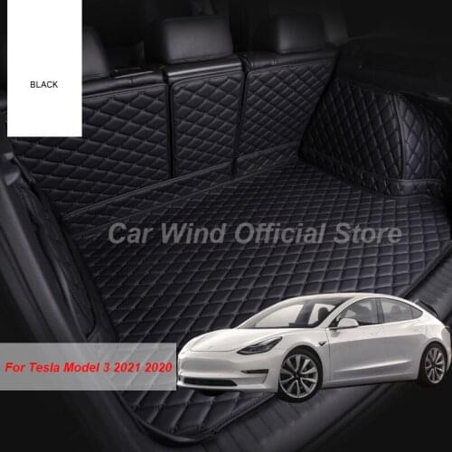 Car Believe Brand Car Trunk Mats For Tesla Model 3 2021 2020 Cargo Liner Accessories