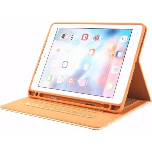 Pink Flash case for Apple iPad Air 2 iPad 6 Case Auto wake sleep Magnet case For iPad Air2 Air 2 A1566 A1567 with Pencil Slot