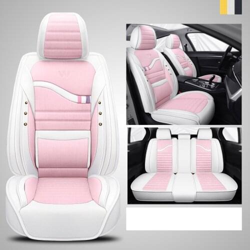 Flax material car seat cover For honda civic 2006 2011 accord 2003 2007 crv 2008 vezel fit jazz stepwgn stream freed accessories