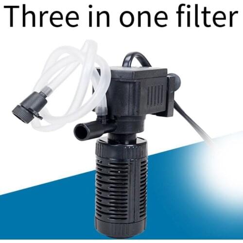 Cheap Mini Pump for Aquarium Filter, 2W 4W 6W pump for sponge filtering + Water Flow+Air Increase, low price filter pump for