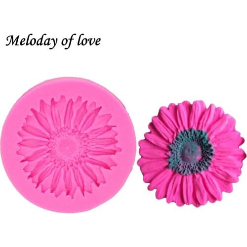 Sugarcraft chrysanthemum cake molds fondant mould flower decorating tools chocolate silicone molds for plaster T0391