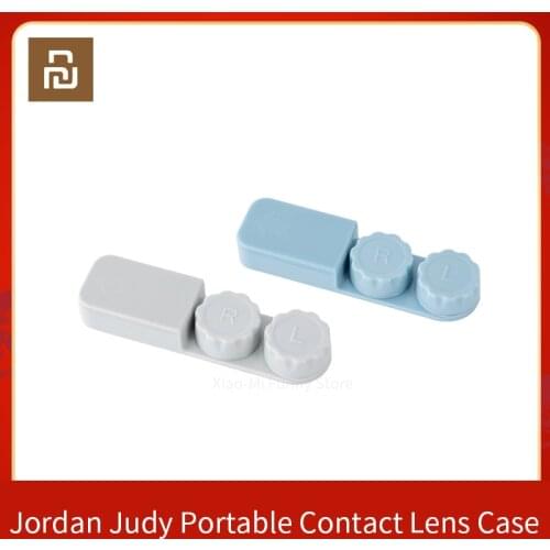 Mijia Jordan&Judy Contact lens companion box cosmetic double box portable simple shadow myopia glasses care cleaning storage box