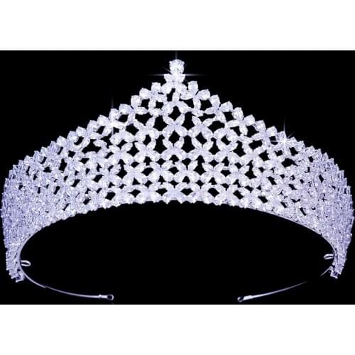 Crown HADIYANA Temperament Vintage Elegant Wedding Hair Accessories Bride Hair Jewelry Zircon BC5409 Accesorios para el cabello