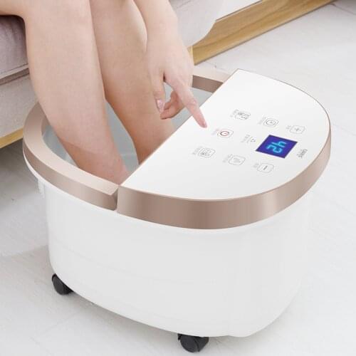 Massage Foot Tub Electric Washing Footbath Household Heating Bubble Foot Barrels Of Automatic Constant Temperature Pedicure