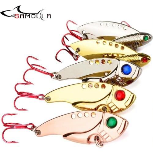 Metal Vib Fishing Lure Weights Jigging Bass Fishing Tackle Jigs Trolling Lure Wobblers Jig Saltwater Lures Articulos De Pesca
