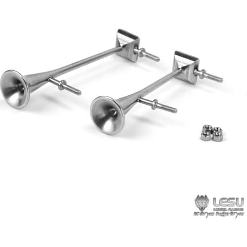 Metal 1 Pair LESU Roof Whistle Horn B for RC 1/14 TAMIYA Tractor Truck Scania Actros Benz MAN DIY Model Car