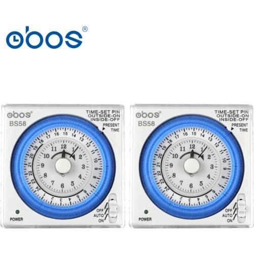 Minitype good credit 100V-240V mini timer mechanical power timer 24 hour time switch with 96 times off /on time set range 15 min