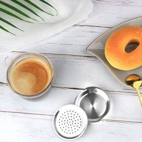 Recafimil Reusable Coffee Capsule for For Philips Senseo Coffee Pod Refillable Filters Stainless Steel Coffee Machine Cup