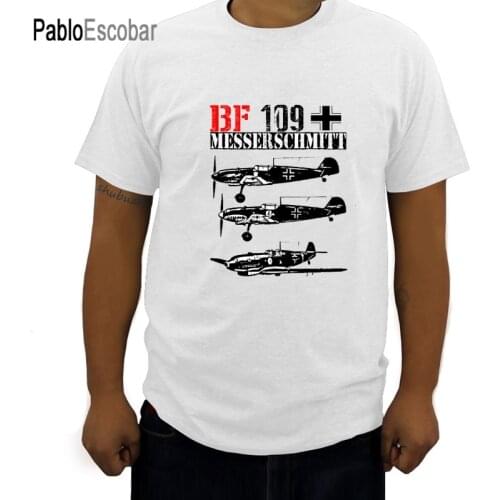 Shubuzhi New Arrival MenS Fashion MESSERSCHMITT BF 109 GERMANY WWII - NEW AMAZING GRAPHIC TSHIRT- S-M-L-XL-XXL T Shirts Men