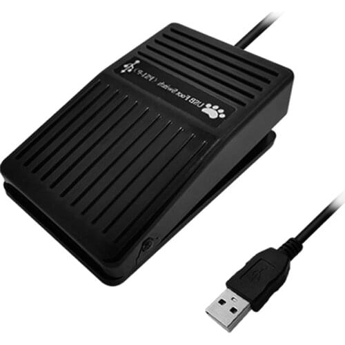 Foot Switch USB HID Single Pedal Custom Shortcuts Plastic Case IR Switch For Factory Programmer Game Stock Traders Medical