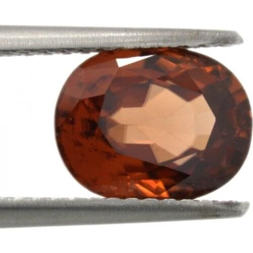 3.36ct Orange Zircon oval cut 9.1x7.2mm