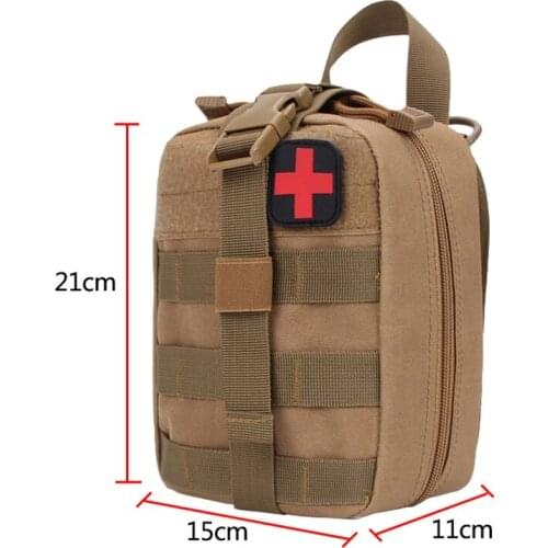 Portable Outdoor Hunting Medical Cover Hunting Emergency Survival Package Utility Tactical Pouch Medical First Aid Kit Patch Bag