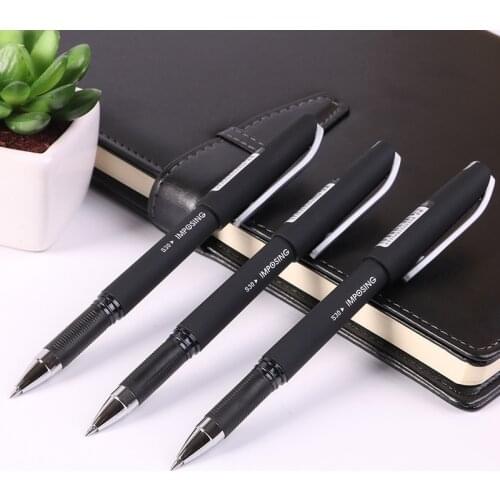 Deli 0.5mm Qality Black Gel Ink Pen Stationery Korean School Office Writing Supplies