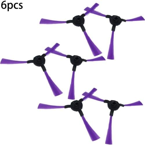 6 PCS Side Brushes For Diggro D600 Alfawise V8s Robot Vacuum Cleaner Brush Parts Dust Debris Clean Household Cleaning