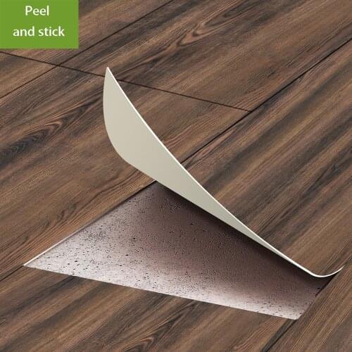 3D Wooden Effect Floor Sticker for Home Kitchen Bathroom Vinyl Waterproof Self-adhesive Floor Wall Tile Sticker Decals Decor