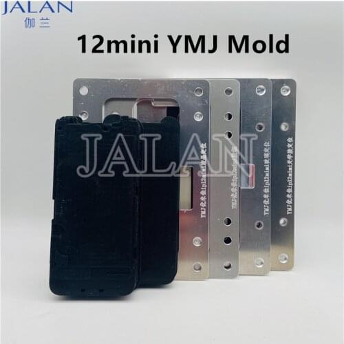 YMJ 12mini Laminating Mold For iPhone LCD Display Screen Glass Oca Glue Laminate Position Repair Mold