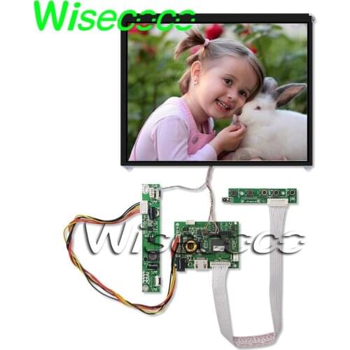 IPS 9.7 inch HD resolution 1024x768 LCD panel screen with control board for DIY multiple devices DC12V 2A