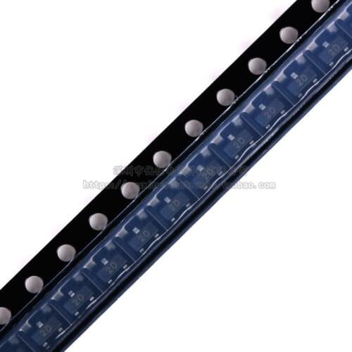 100pcs / 1 lot Original MMBTA92 screen printing 2D SOT-23 PNP -300V / 500mA SMD transistor