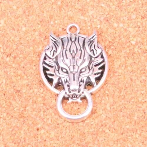 12 pcs Charms door latch guardian beast,Antique Making pendant fit,Vintage Tibetan Silver,jewelry DIY bracelet necklace 39*25mm