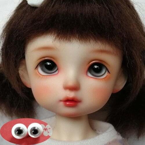 BJD Pressure Eyes Black Pupil Gray Retro Style Eyeball Glass Eyeball Doll Making Accessories Doll Eyes Diy Simulation Eyes