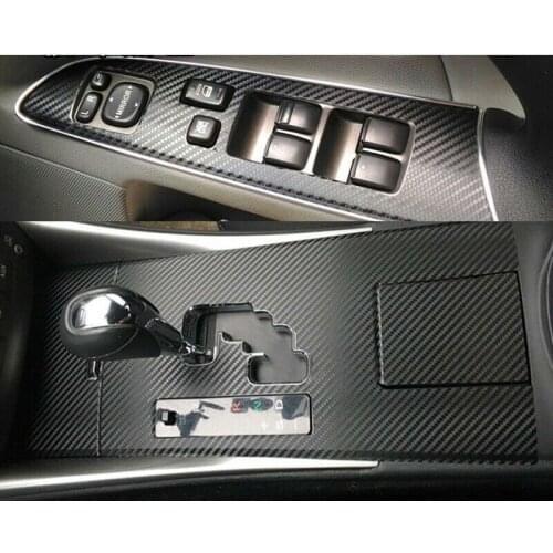 Parts Cover Panel Stickers Black Box Car Carbon Fiber For LEXUS IS250 300 350