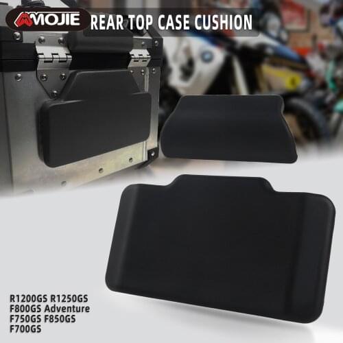 F 800 GS R1250GS Case Cushion Passenger Backrest Lazy Back Pad set For BMW F800GS ADV R 1200 GS GS1200 Adventure 3M Sticker