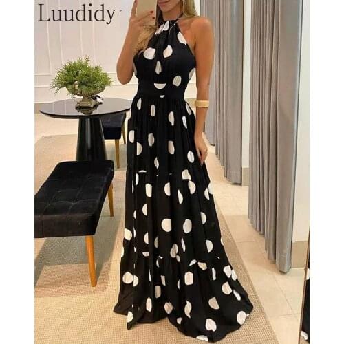 Luudidy Summer Polka Dot Dresses